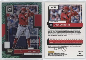 2022 Panini Donruss Optic Green Dragon Prizm /99 Joey Votto #129