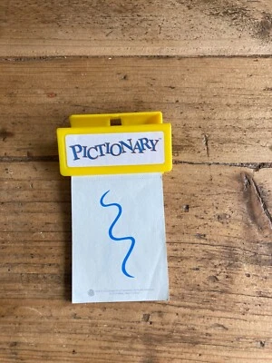 Pocket Pictionary Notepad Drawing Game Mattel Games Burger King - Image 1 of 2