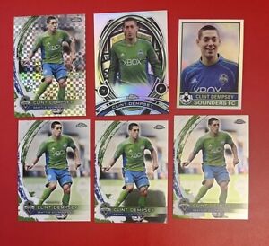2014 Topps Chrome MLS Clint Dempsey Lot 11 Cards  3 Refractors Rare Soccer