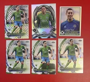2014 Topps Chrome MLS Clint Dempsey Lot 11 Cards 3 Refractors Rare Soccer - Picture 1 of 2