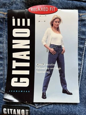 VTG 80s DEADSTOCK Gitano Jeans Womens 16 Relaxed High Rise Mom Retro Preppy - Image 1 of 4