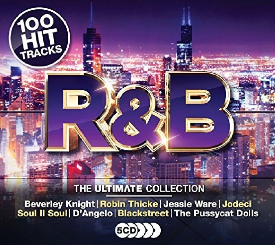 ULTIMATE R&B (TAIO CRUZ, AKON, WILL.I.AM, NE-YO, SOUL II SOUL,...)  5 CD NEU  - Bild 1 von 1