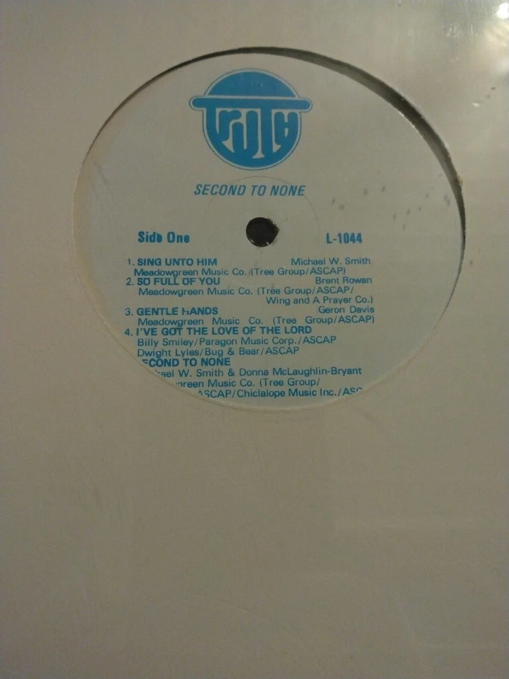 SECOND TO NONE - SING UNTO HIM - SO FUL OF YOU 12" RECORD ALBUM SING-029  - Image 1 of 1