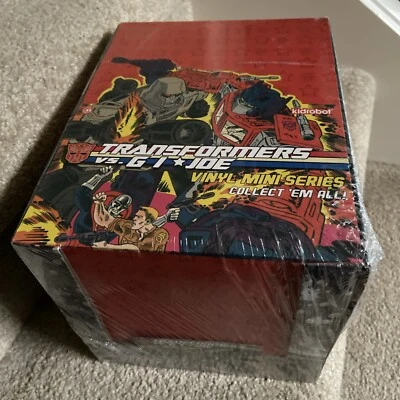 Kid Robot Transformers vs. G.I. Joe Mini-Figure Series Display Box 24 Kidrobot - Image 1 of 4