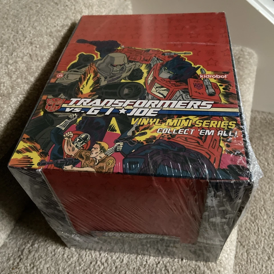 4 Cases Kidrobot Transformers VS Gi Joe Mini Figure Series