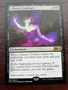1x LILIANAS VERTRAG - M19 - MTG - Magic the Gathering - Bild 1 von 1