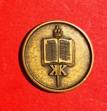 Vintage Christian Token Coin “The Word”, Flaming Torch, Cross On Reverse