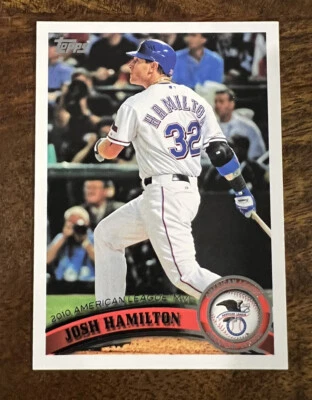 2011 Topps #29 Josh Hamilton Rangers - Image 1 of 2
