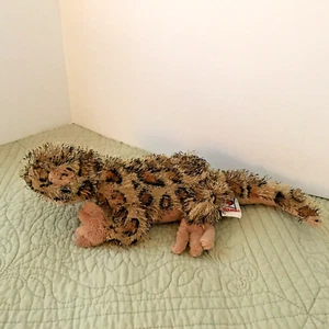 Webkinz Leopard Lizard Gecko No Codes Plush Stuffed Animal Clean No Fragrance - Picture 1 of 9