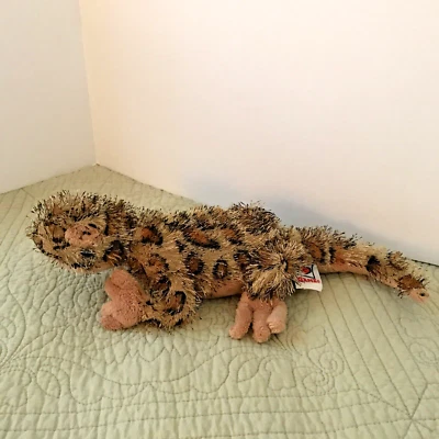 Webkinz Leopard Lizard Gecko No Codes Plush Stuffed Animal Clean No Fragrance - Image 1 of 4
