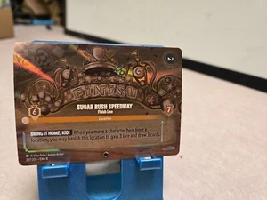 Disney Lorcana Enchanted Sugar Rush Speedway Finish Line Azurite Sea 207/204 NM - Picture 1 of 2
