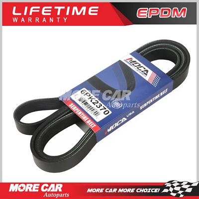 Serpentine Belt 6PK2370 for Cadillac Escalade Chevrolet Avalanche Silverado GMC - Image 1 of 4