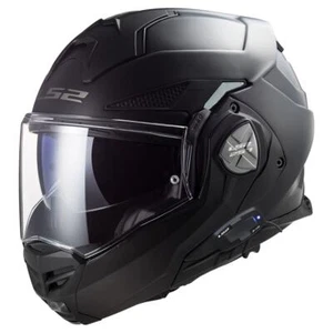 Helm LS2 FF901 Advant X Solid mit Sprechanlage Gr. M matt schwarz Klapphelm - Bild 1 von 5