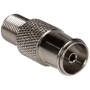PAL Female to F Type Jack Adapter - Coax TV FM Radio Antenna Converter Connector - Picture 1 of 1