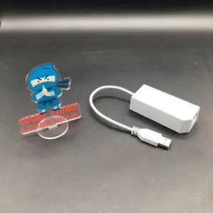 Nintendo Wii Wii U Switch Adaptador LAN RVL-015 Oficial de Japón Probado - Imagen 1 de 10