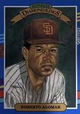 1990 Donruss Diamond Kings Robert Alomar HOF #12 NMMT