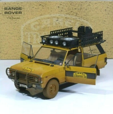 Range Rover 4x4 Camel Trophy Edition Sumatra 1981 Sporco Versione 1:18 - Immagine 1 di 4