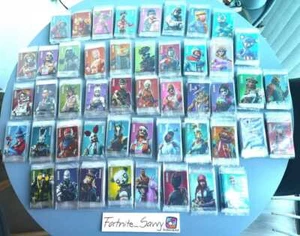 Tarjetas holofoil épicas Panini Fortnite Italy Series 1 2019 selladas originalmente - Imagen 1 de 85