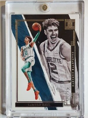 2021 Panini Impeccable LaMelo Ball #37 SILVER /75 - Rare - Image 1 of 3