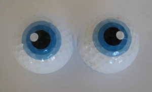 Two (2) Vice x Greg Mike Eyeball Limited Edition Golf Balls USED - Good - Picture 1 of 2