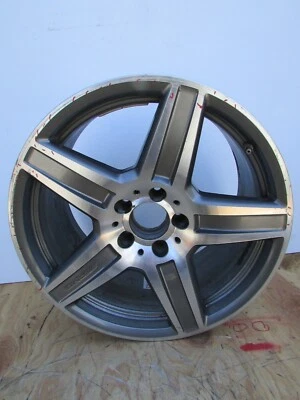 2010-2011 MERCEDES-BENZ W212 E63 AMG REAR WHEEL RIM 18X9.5 OEM A2124012602 - Image 1 of 4