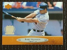 1996 Upper Deck MLB Debut #68 Bobby Higginson RC Detroit Tigers 