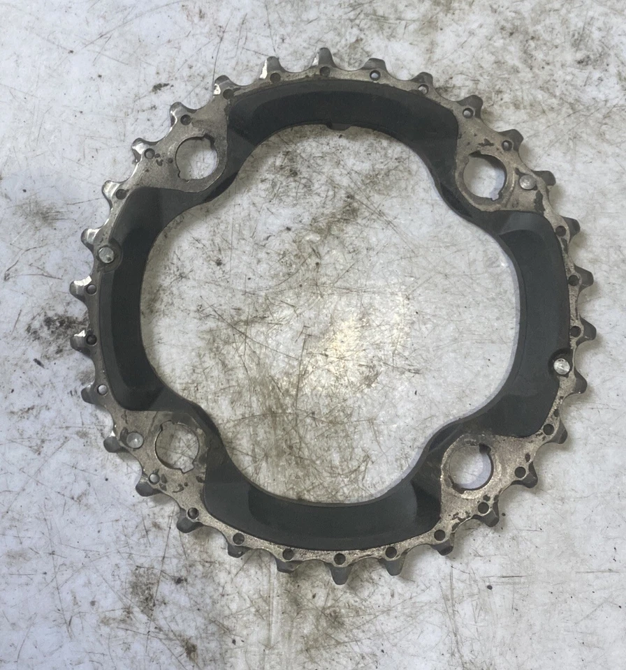 Shimano XT SG-X 30T Chain Ring 10 Speed 104 BCD Chainring Mountain MTB Dowhill - Image 1 of 2