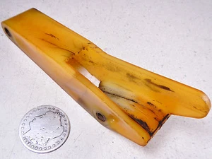 86 KTM 350 MXC SWINGARM REAR PRIMARY DRIVE CHAIN GUIDE & GUARD SLIDER - Picture 1 of 11