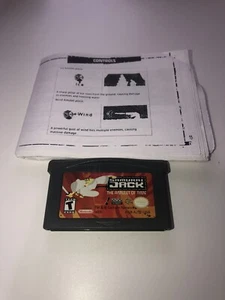 Samurai Jack: The Amulet of Time (Nintendo GBA, 2003) Cartridge Tested Game Boy - Bild 1 von 3