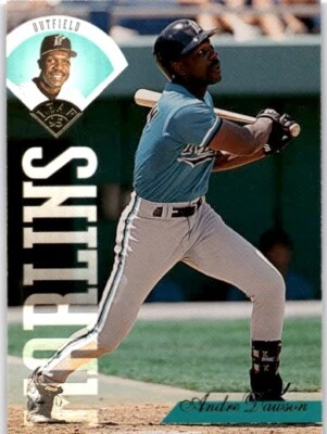 ANDRE DAWSON 1995 Leaf #316 Florida Marlins HOF - Image 1 of 2
