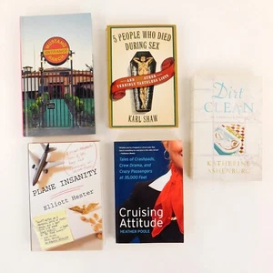 Sexual Attitude, Bad Behavior non-fiction books, lot-5; Brothel, Plane Insanity - Imagen 1 de 18