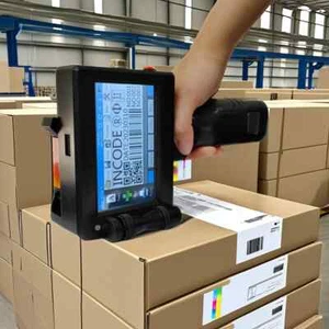 Handheld 12.7mm Printing Machine Ink Jet Printer Expiry Date Coding Inkjet - Afbeelding 1 van 5