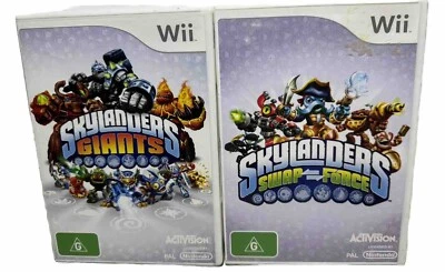 Wii  Skylanders Swap Force Giants  Lot Nintendo WII Game Activision Bundle Of 2 - Image 1 of 4
