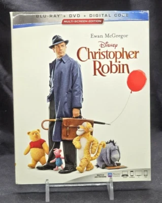 DISNEY - CHRISTOPHER ROBIN - BLU-RAY & DVD COMBO - 2018 - EWAN MCGREGOR - Image 1 of 2