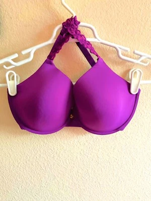 Sujetador push up Natori Pure Luxe Contour púrpura 32DDD NUEVO CON ETIQUETAS Foto 1 de 3