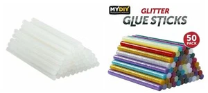 Hot Melt Clear Glue Gun Sticks 7mm & 11m Long for Craft Adhesive Clear Glitter - Picture 1 of 26