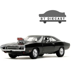 JADA TRUESPEC FAST & FURIOUS 1970 DODGE CHARGER R/T 1/24 BLACK 33721 - Picture 1 of 6