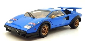 Kyosho 1/18 Scale 08323BL - Lamborghini Countach LP500S - Blue - Picture 1 of 5
