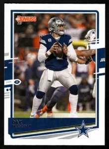 Dak Prescott 2020 Panini Donruss variante foto SP #78 Dallas Cowboys - Foto 1 di 2