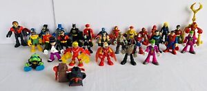 DC COMICS MARVEL Mixed Bundle 2000s Action Figure Toys Bulk Figures Lot 30pc