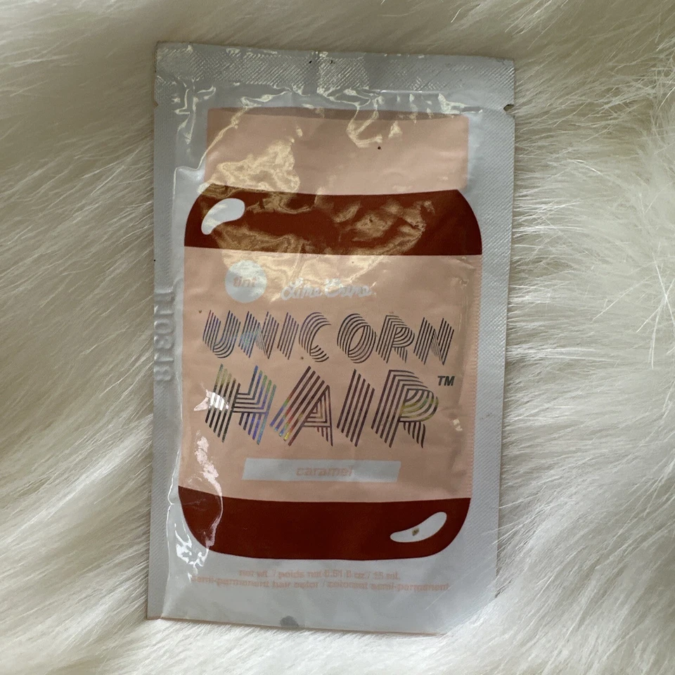 LIME CRIME UNICORN HAIR COLOR TINT COVERAGE DYE SAMPLE Pack 15ml each Caramel - Image 1 of 1
