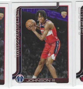 2025-26 Topps #206 Tre Johnson III Washington Wizards radiocontrol - Imagen 1 de 1