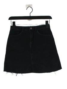 Brandy Melville Women's Mini Skirt S Black 100% Cotton Short Mini - Picture 1 of 5