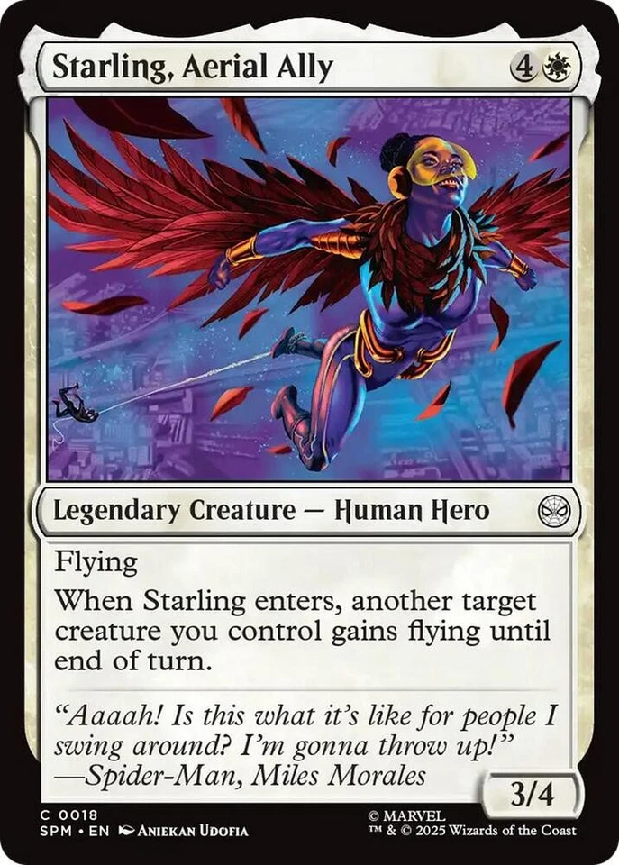 Starling, Aerial Ally Marvel's Spider-Man NM MTG Non-Foil - Image 1 of 1