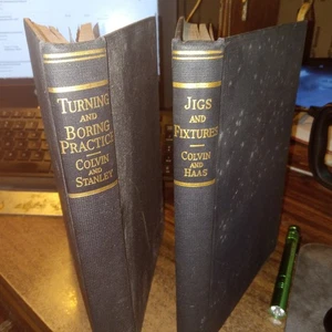 Jigs And Fixture Turning And Boring Machine Books Colvin N Stanley Vintage - Picture 1 of 4