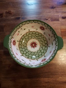 Temp-tations By Tara 2 Qt Bowl ~ Verde Viejo Mundo Usado en Excelente Condición😊 ENVÍO RÁPIDO 😊  - Imagen 1 de 8