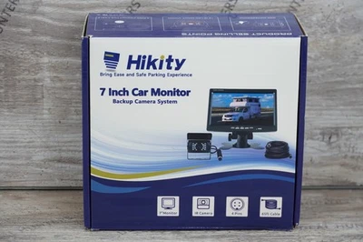 Hikity 7" Backup Camera with Monitor Kit, Waterproof 18 IR LED Night Vision R... - Image 1 of 3