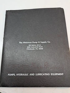 Weinman Pump & Supply Pumps Hydraulic and Lubricating Equipment Instructions - Picture 1 of 8