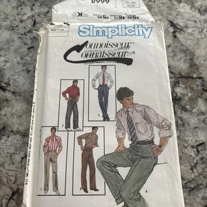 Simplicity 6668 Vintage Schnittmuster Herren Hose Größe 28 Taille ungeschnitten FF - Bild 1 von 2