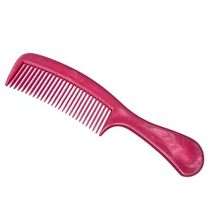Vintage Goody 6.5" Pocket Comb Sparkle Pink Unbreakable Retro Old School Prop - Picture 1 of 7